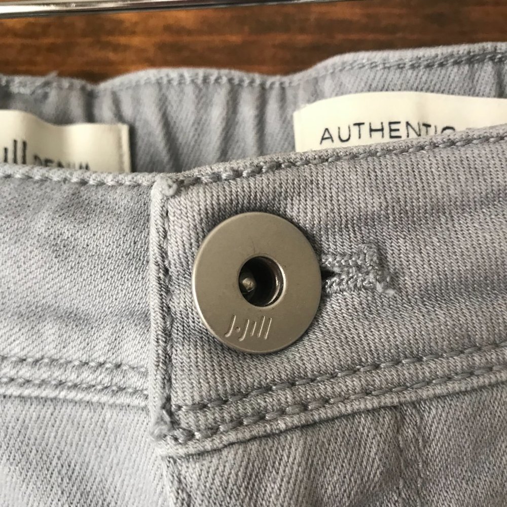 J. Jill Blue w/Ombre Leg Authentic Fit Slim Ankle Jeans Size 18 - Picture 7 of 14